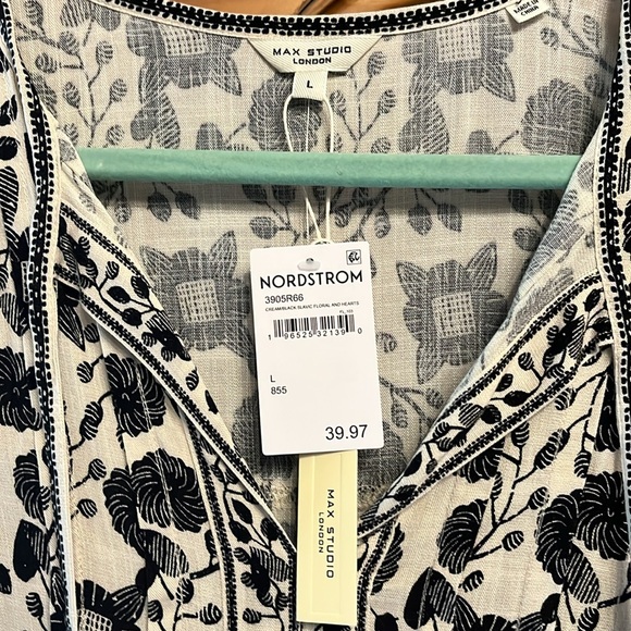 NWT MAX STUDIO FLOWY DRESS - Picture 2 of 5